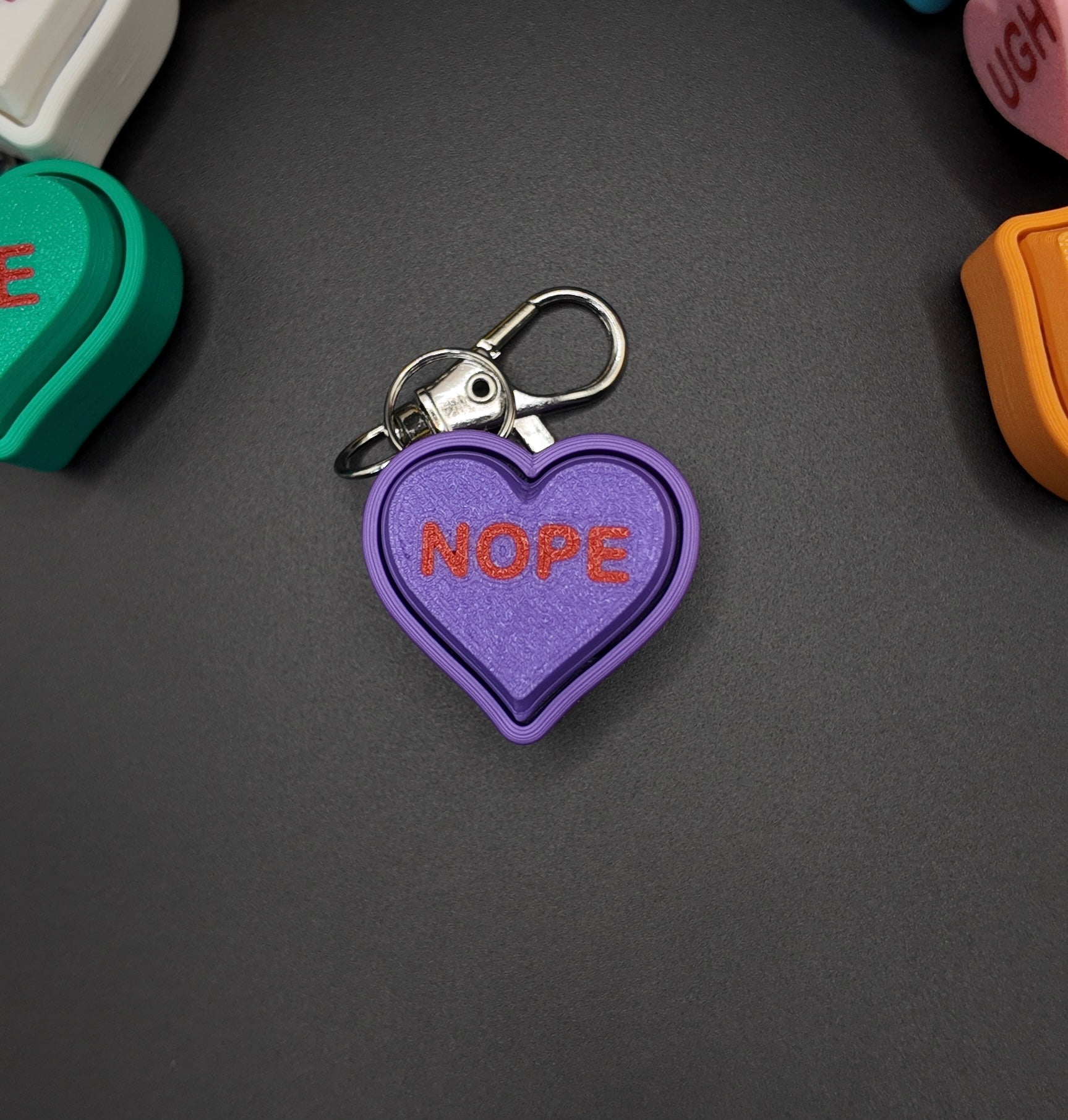 Anti-Valentines Conversation Hearts Clicker Fidgets!