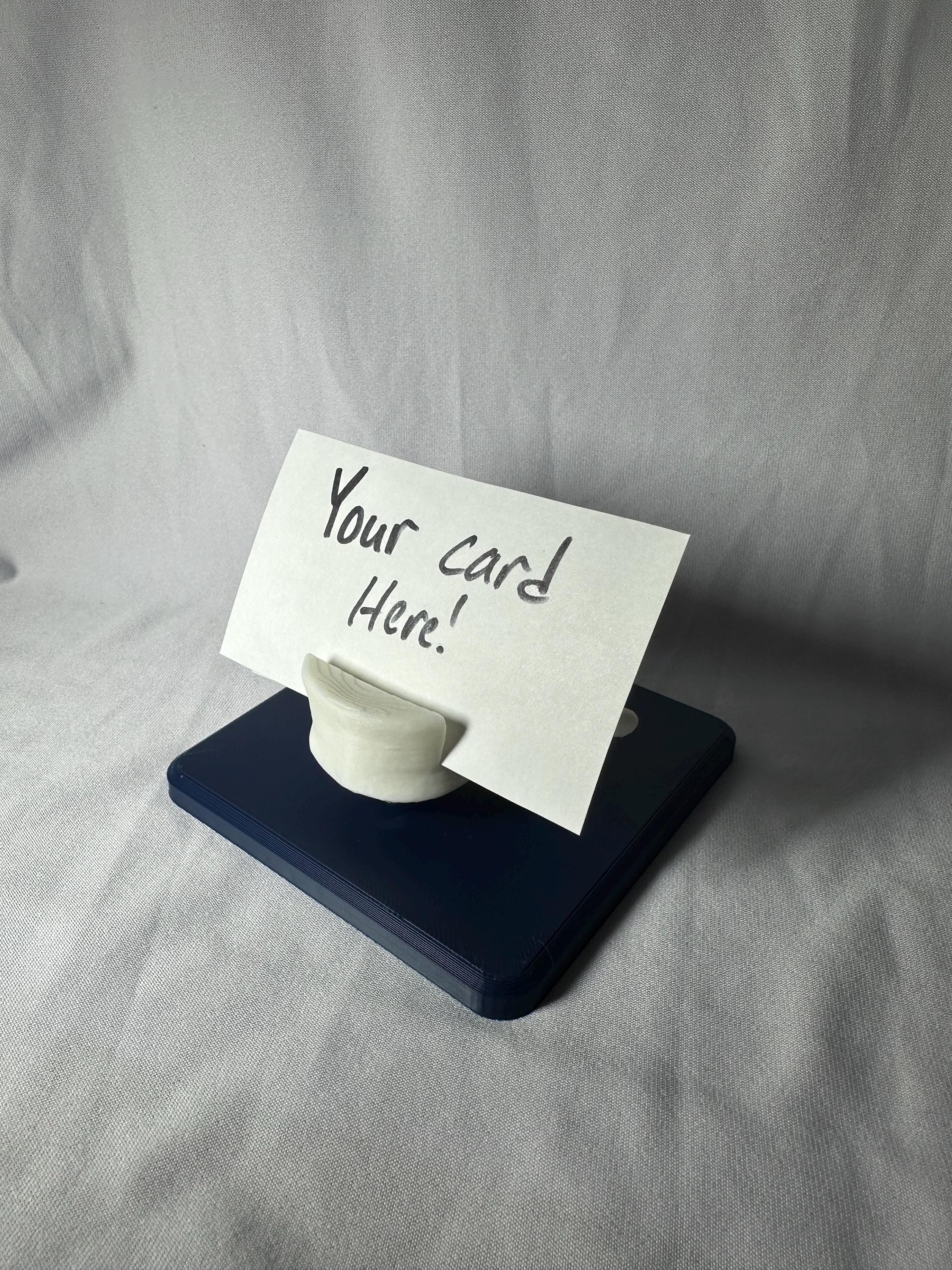 Vertebrae Business Card Holder!