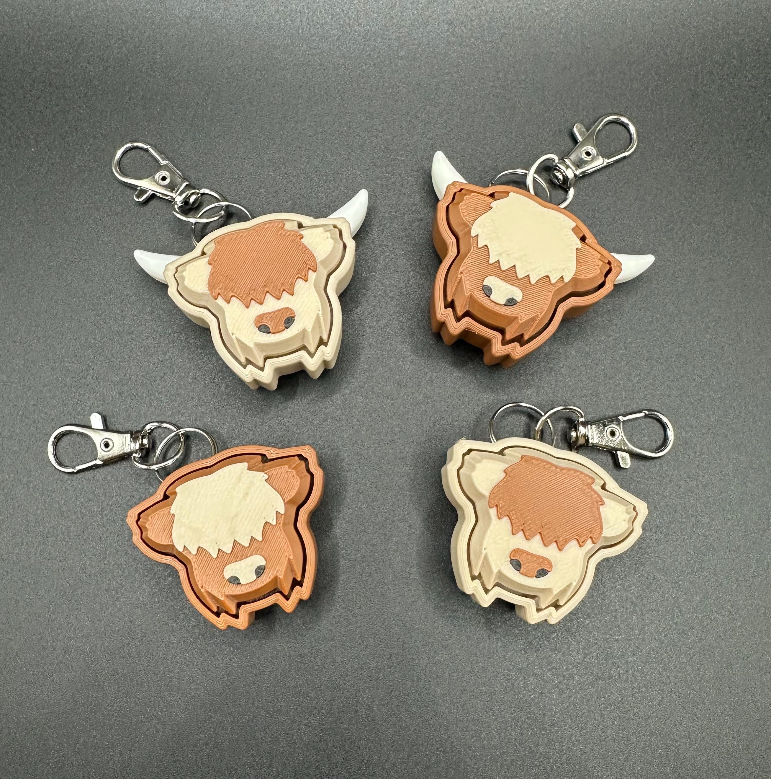 Highland Cow Clicker Fidgets!