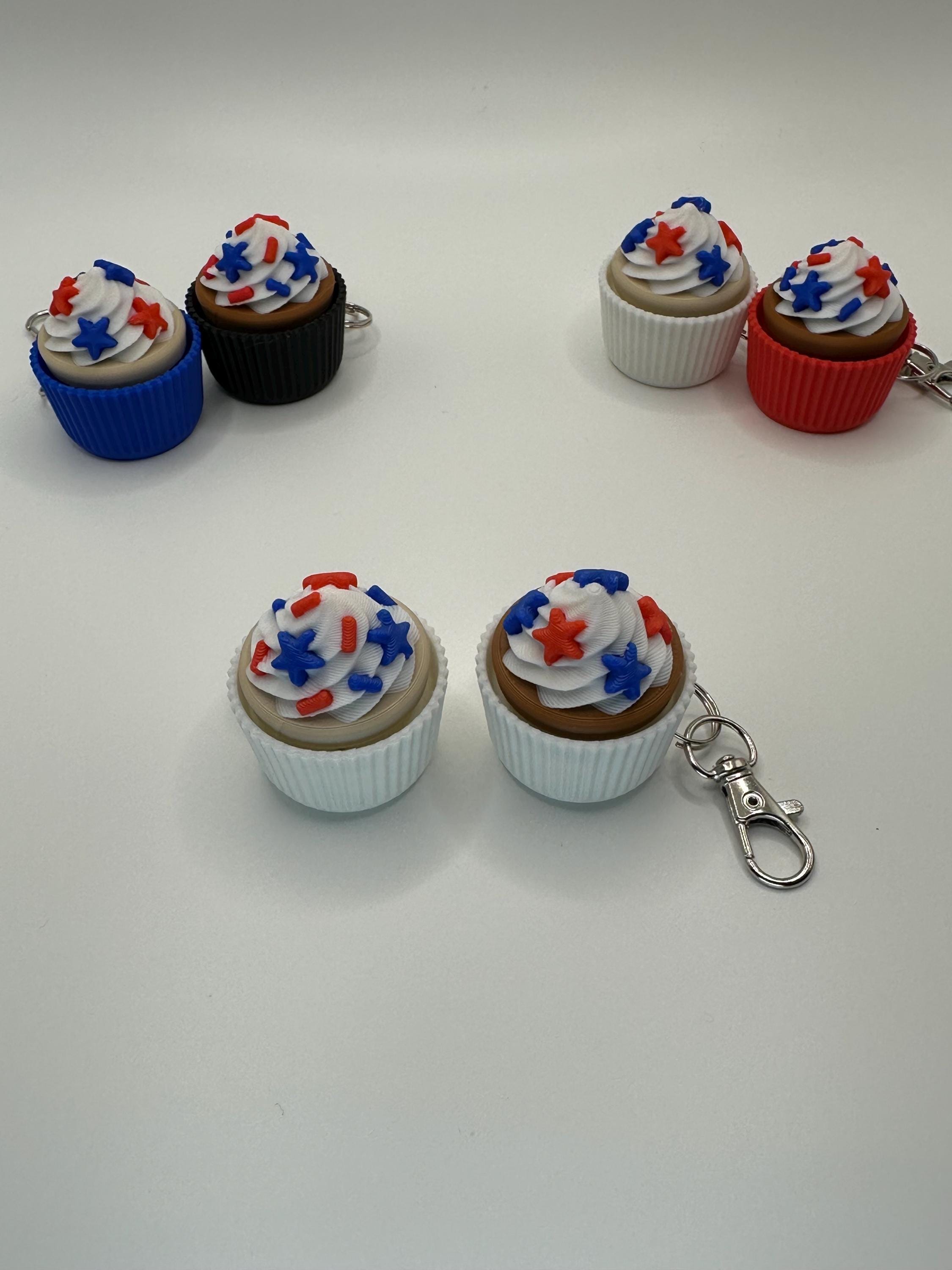 Patriotic Cupcake Clicker Fidgets!
