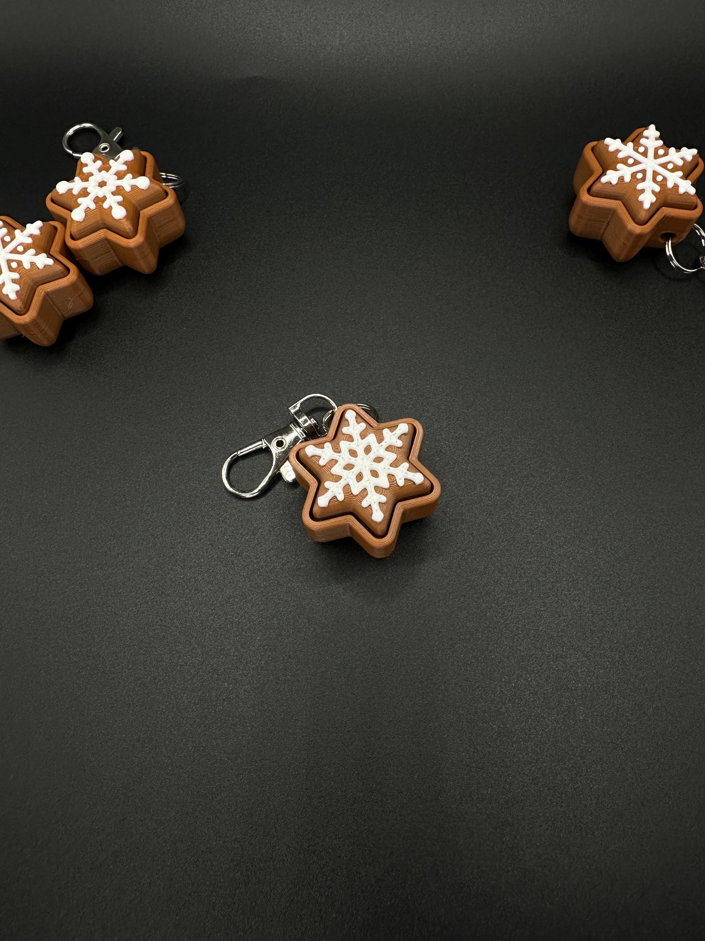 Gingerbread Snowflake Cookie Clicker Fidgets!