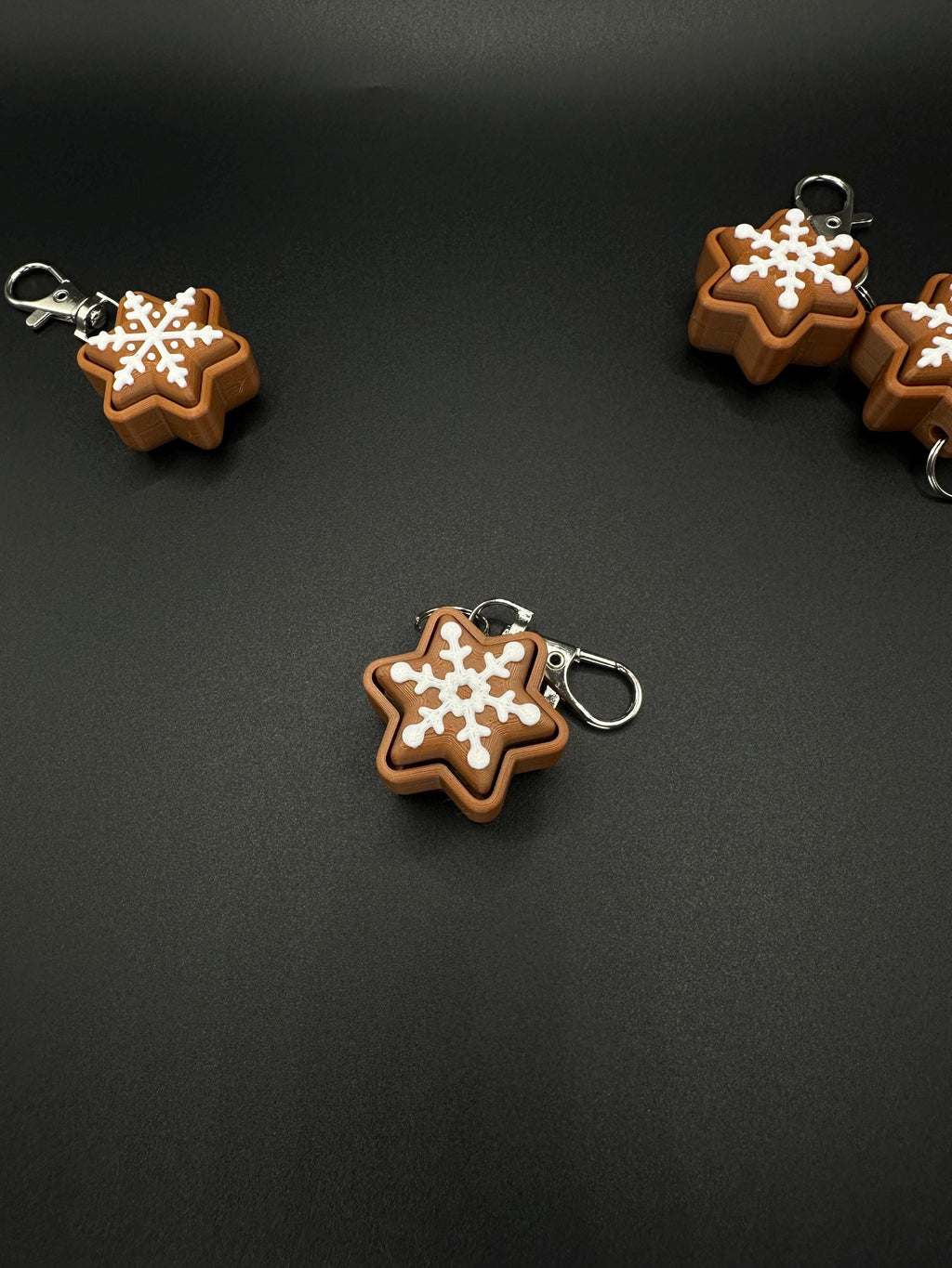Gingerbread Snowflake Cookie Clicker Fidgets!