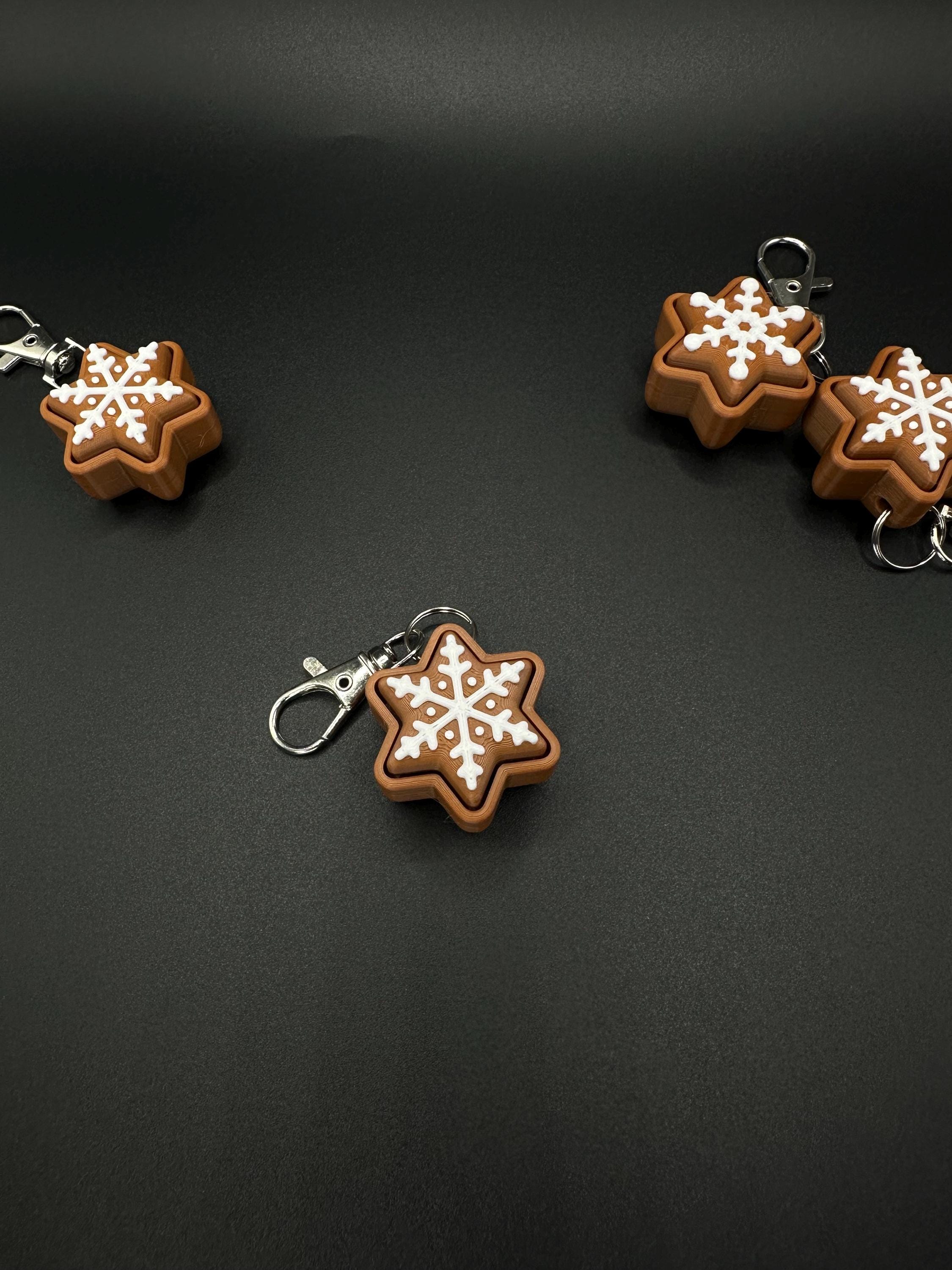 Gingerbread Snowflake Cookie Clicker Fidgets!