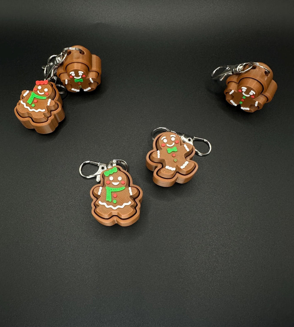 Gingerbread Man and Woman Clicker Fidgets!