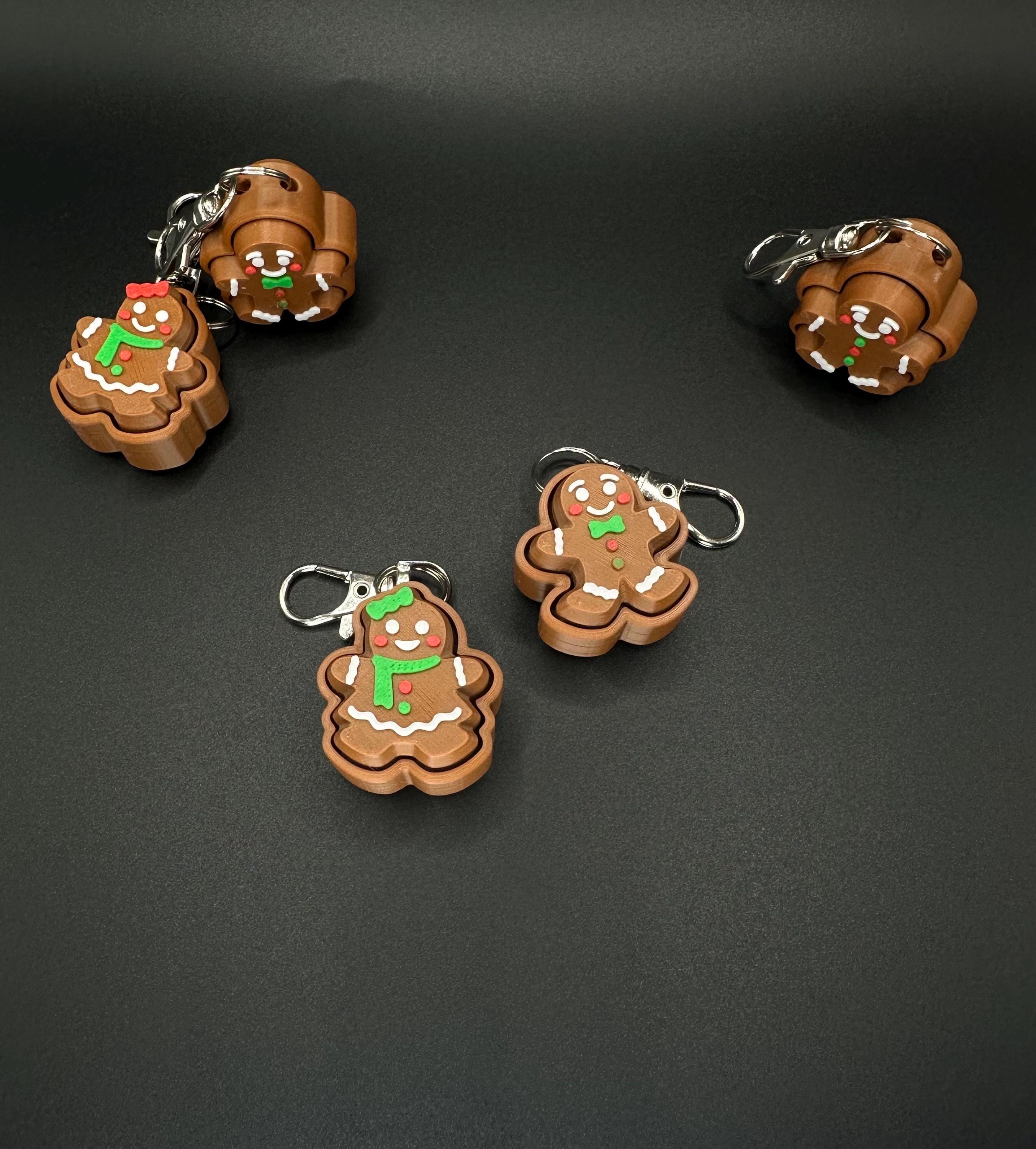 Gingerbread Man and Woman Clicker Fidgets!