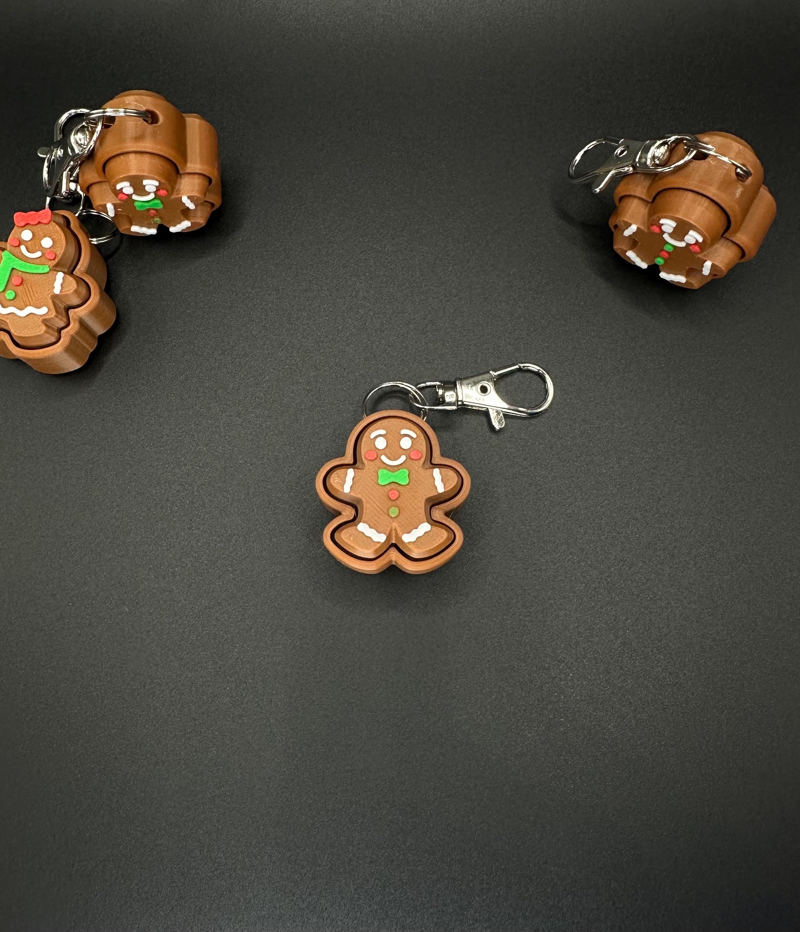 Gingerbread Man and Woman Clicker Fidgets!