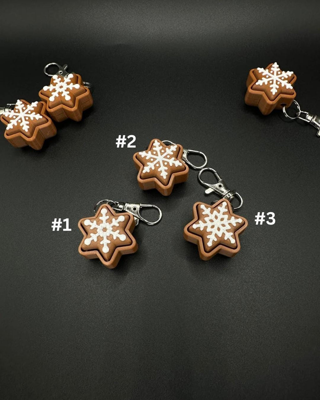 Gingerbread Snowflake Cookie Clicker Fidgets!