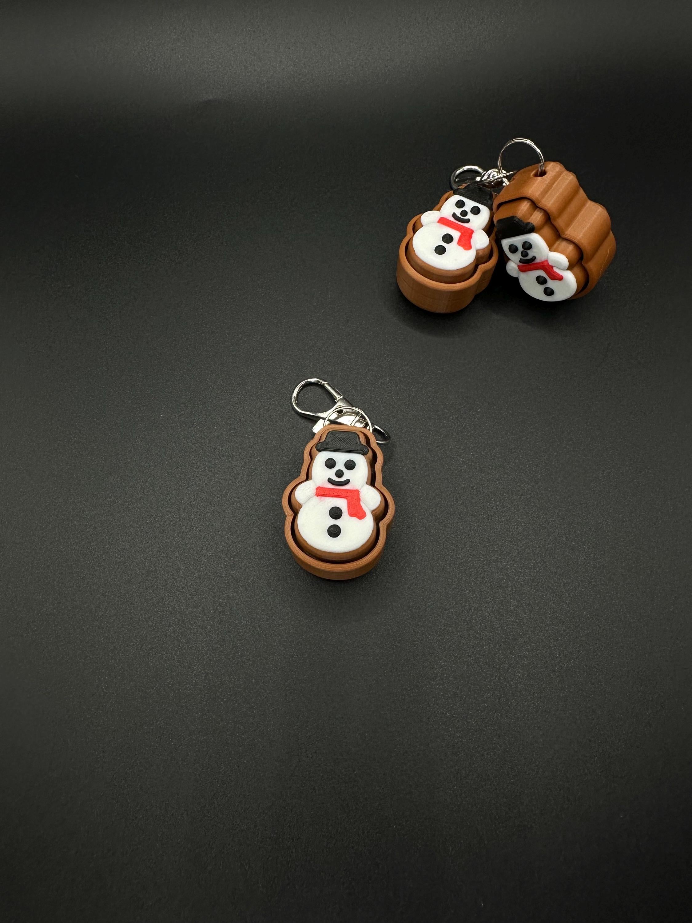 Gingerbread Snowman Cookie Fidgets!