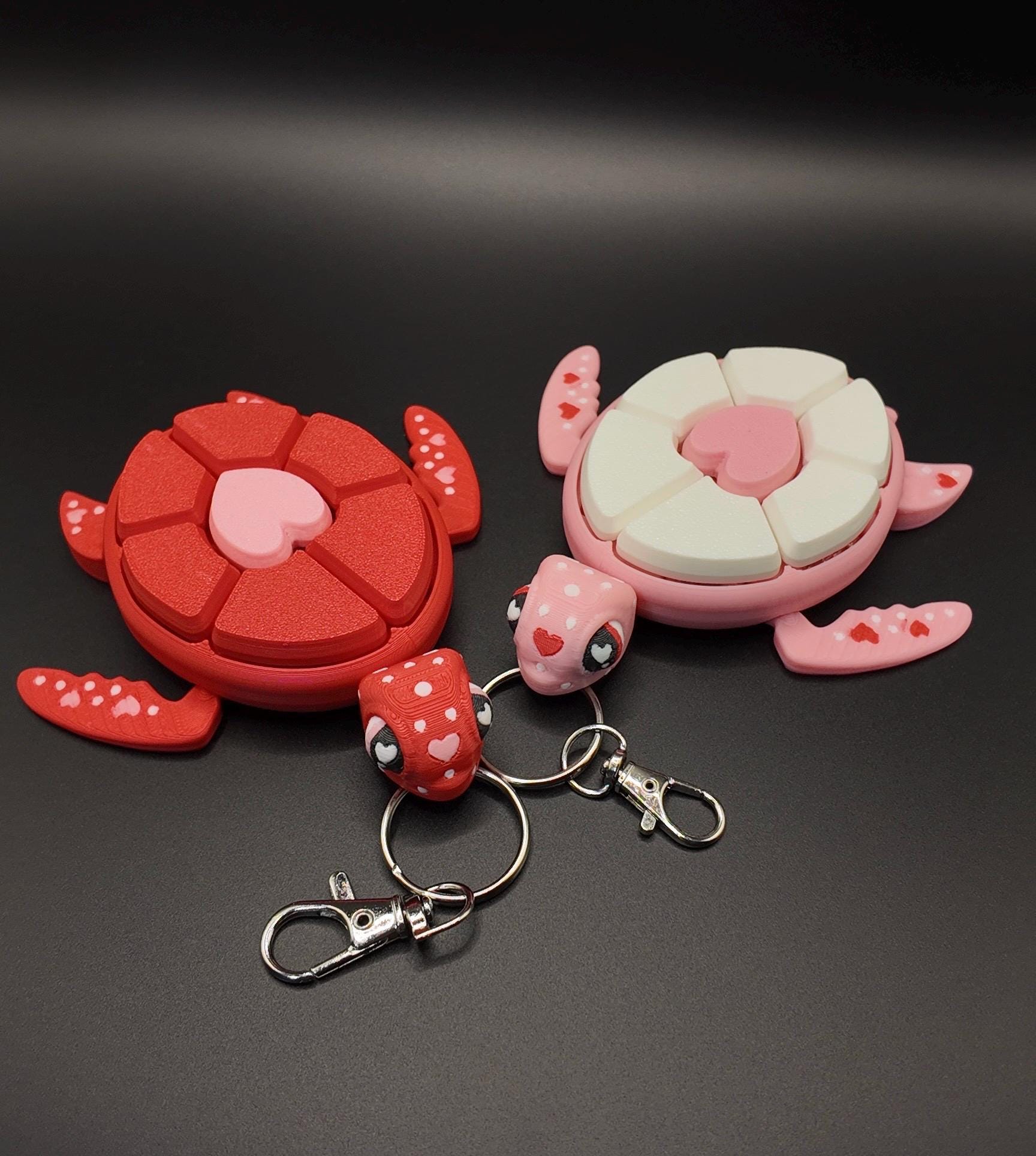 Large Valentine's Day Turtle Clicker Fidgets!