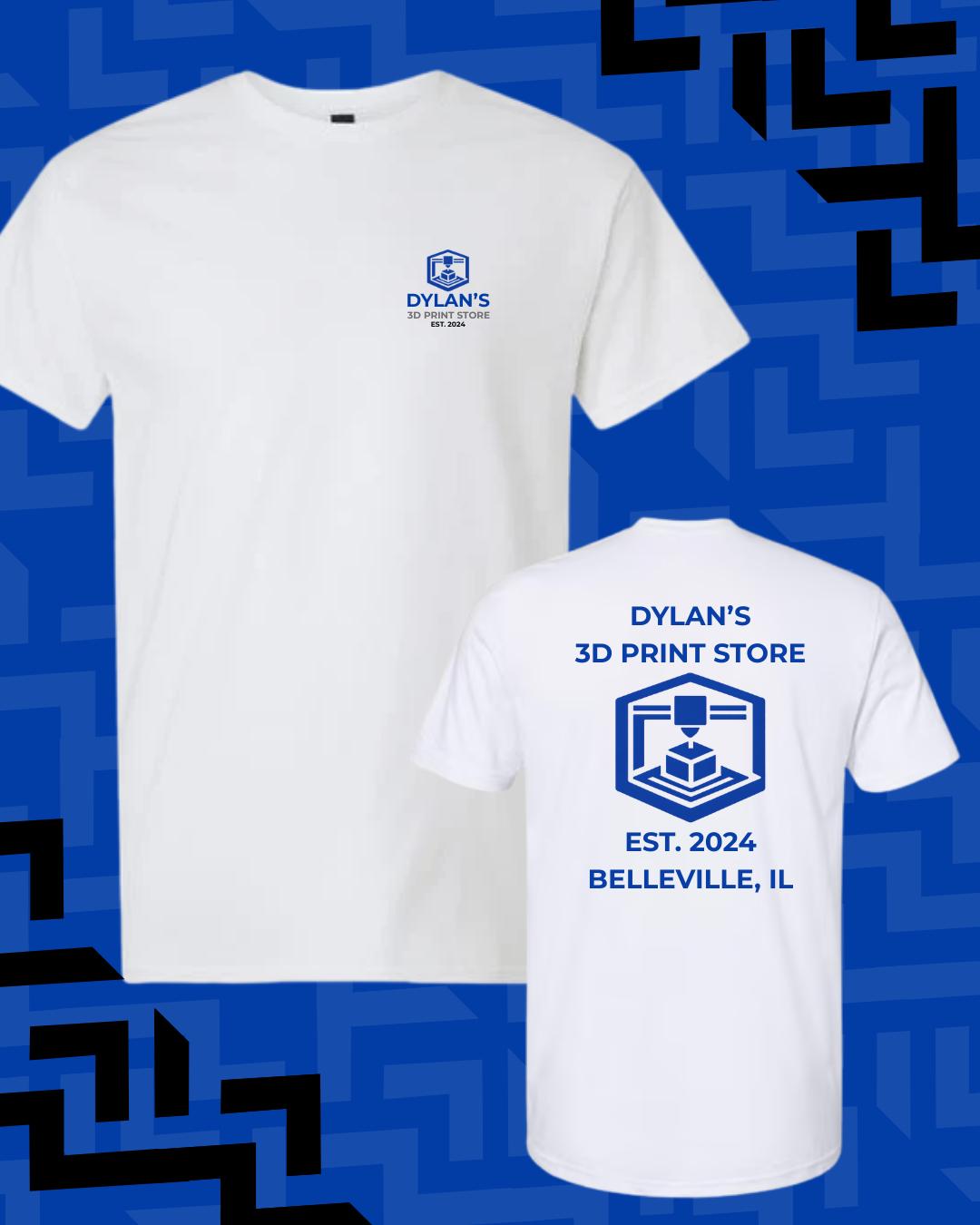 Dylan's 3D Print Store T-Shirts!
