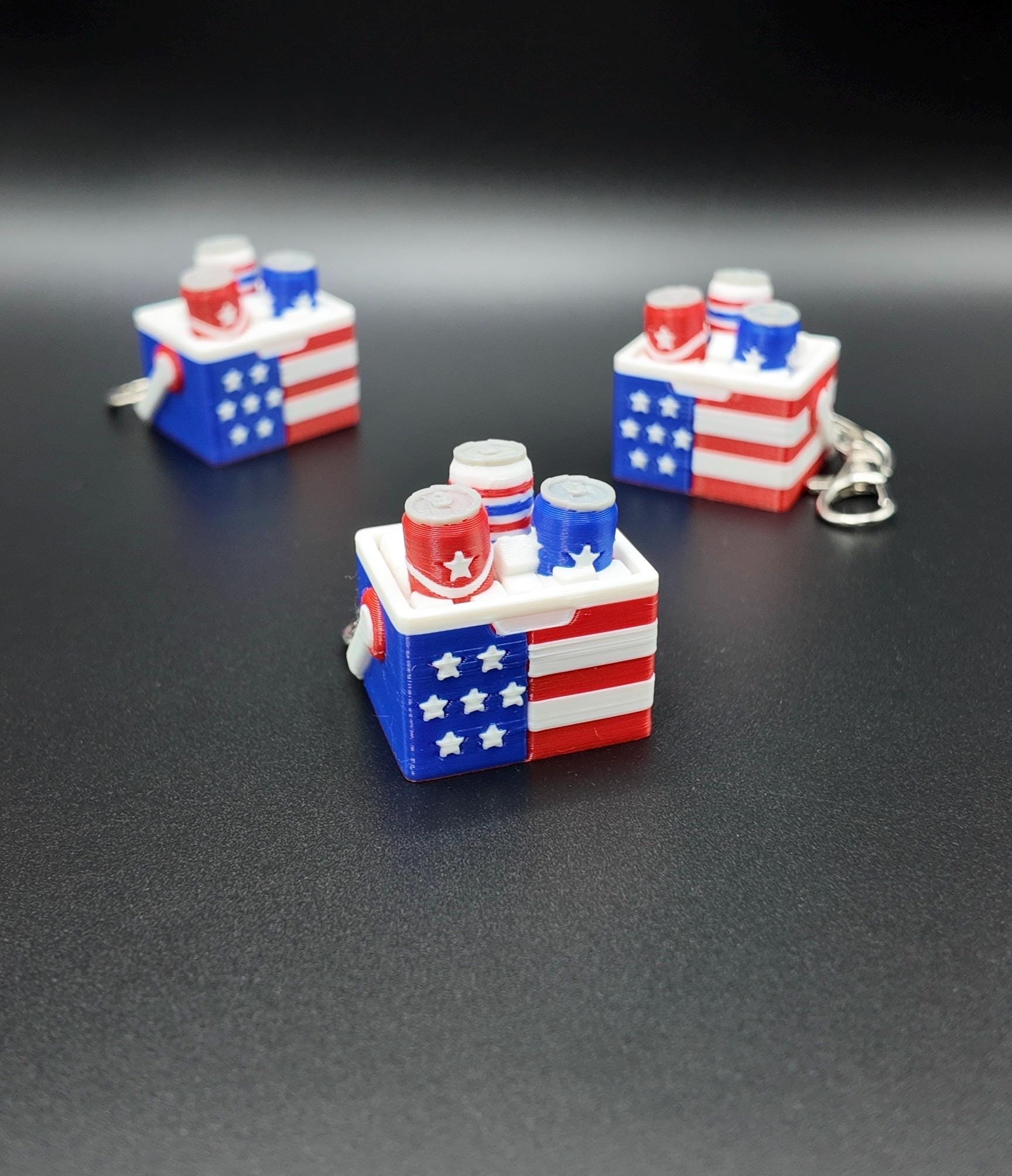 4th of July Drink Cooler Clicker Fidgets!