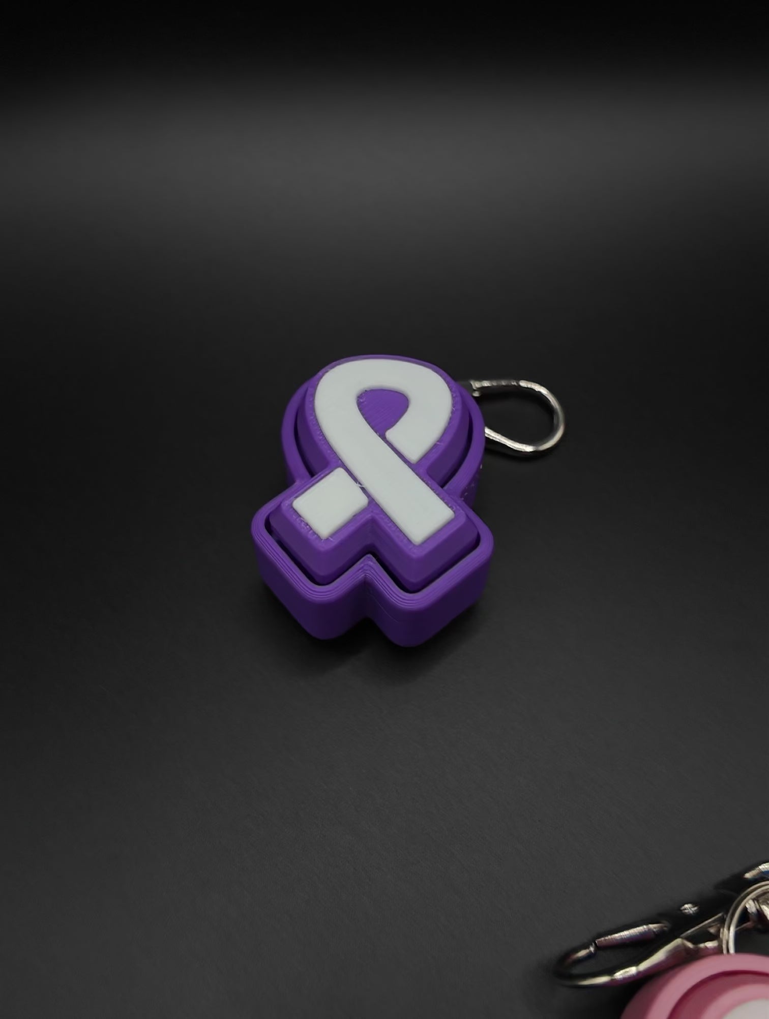 Cancer Awareness Ribbon Clicker Fidgets!